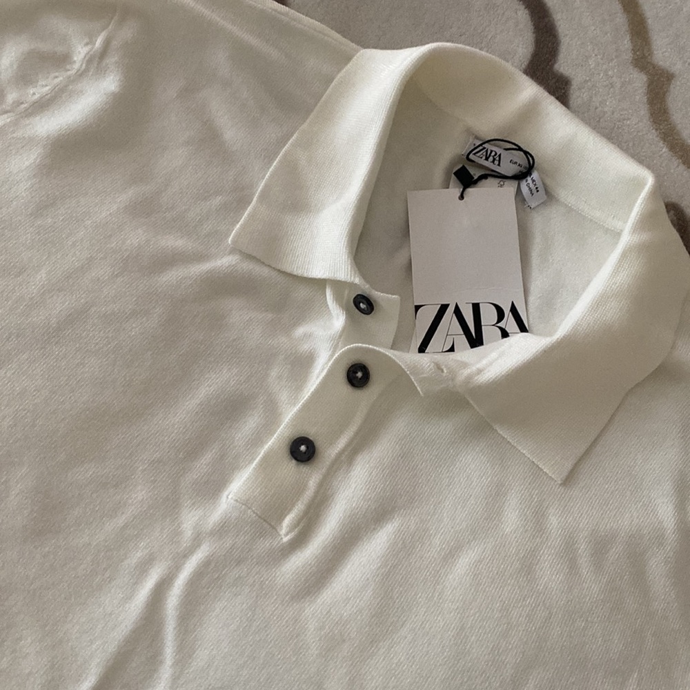 Mens Zara Knit Polo (never worn)
